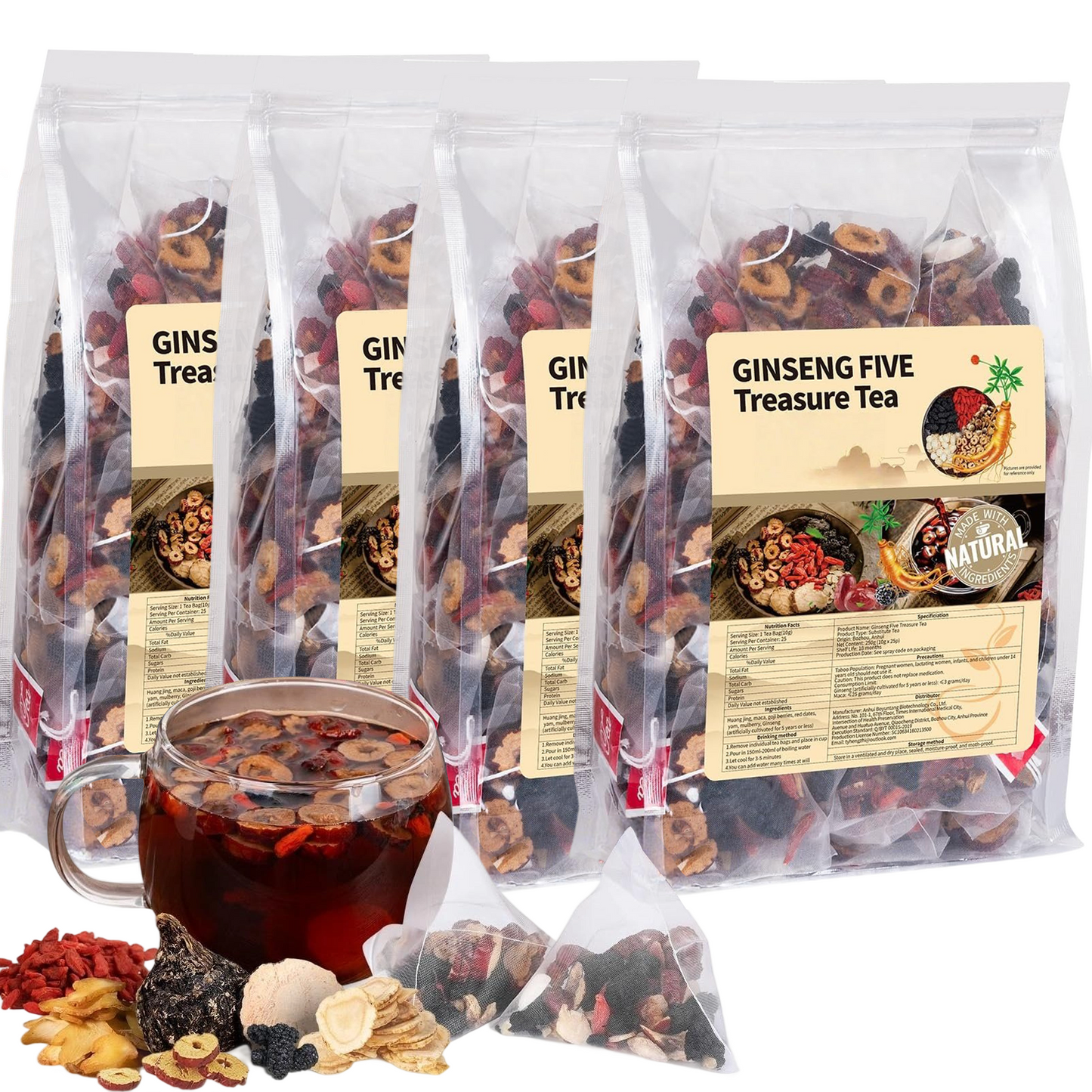 🔥Ginseng Six Treasure Tea