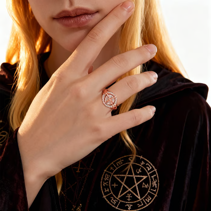 🔥Last Day 50% OFF - 🔮Handmade Witch’s Return-Knot Ring✨