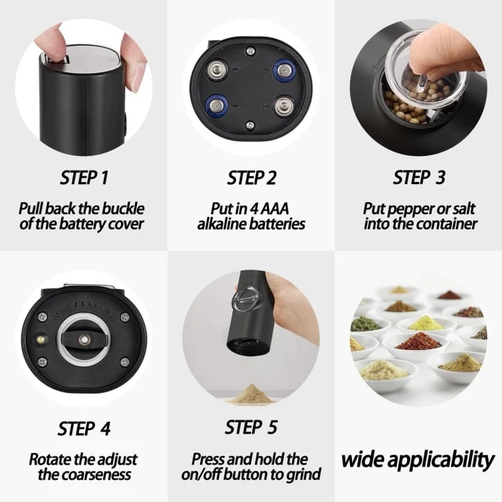 🧑🍳 Electric Grinder Set for Kitchen & Spices