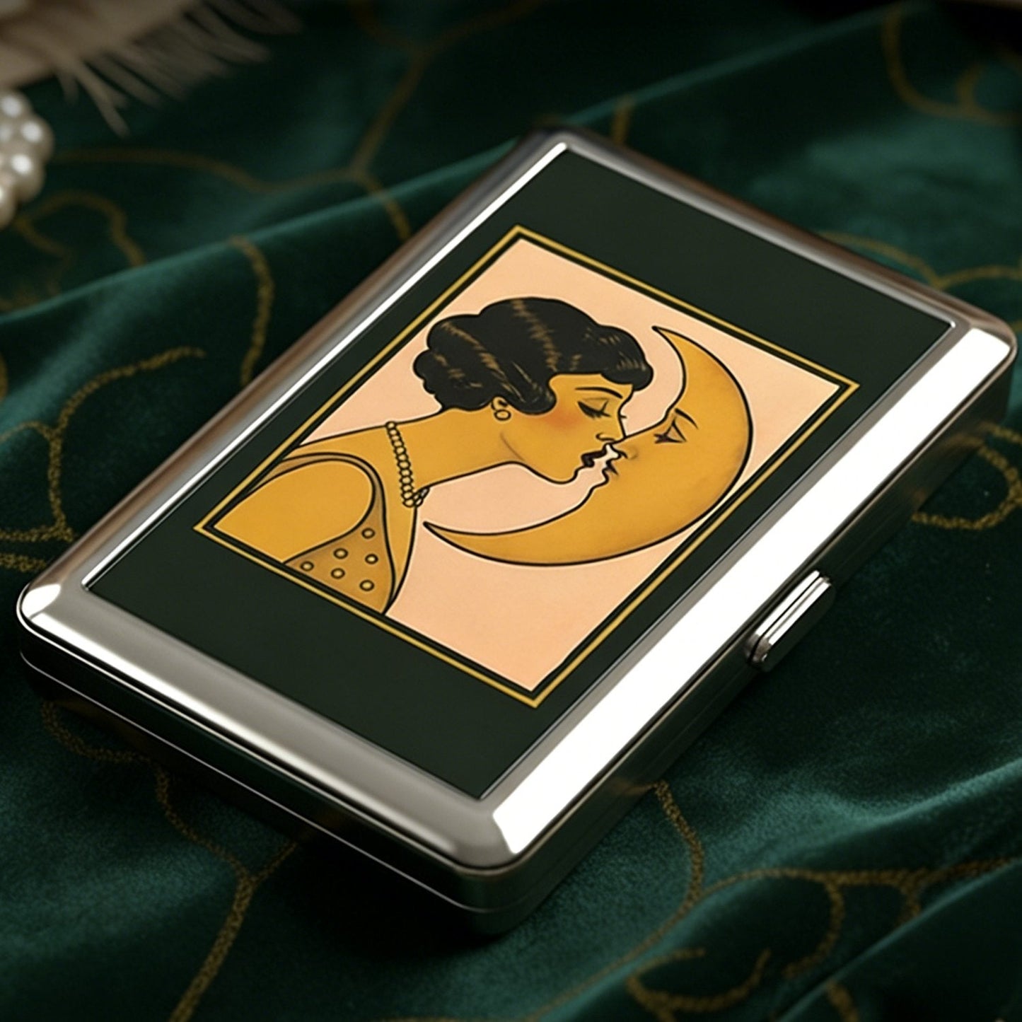❤️Vintage Art Deco Versatile Card & Cash Case With RFID Protection