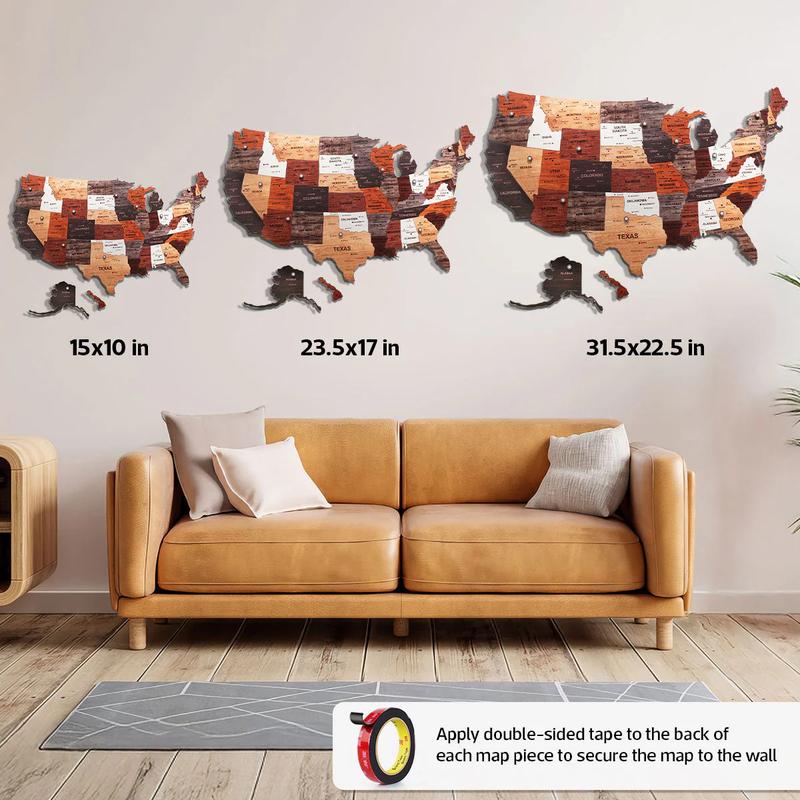 The United States Map Puzzle Full Packed