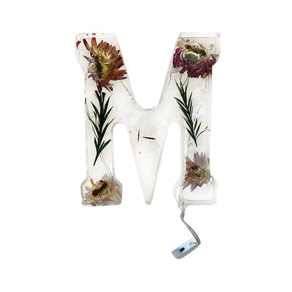 🌸Handmade Floral Resin Home Decor/ Night Light