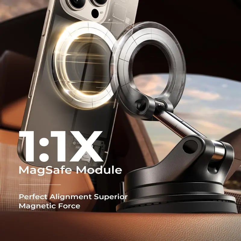 🏆 50K+ SOLD! – Almost Gone💥Vacuum magnetic car phone holder