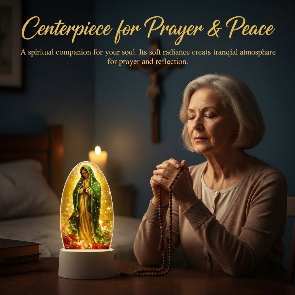 🕊️Divine Radiance: Our Lady of Guadalupe Light✨