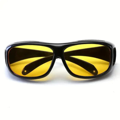 NEGUSY-Fit Over Night Driving Glasses with GlareCut Technology