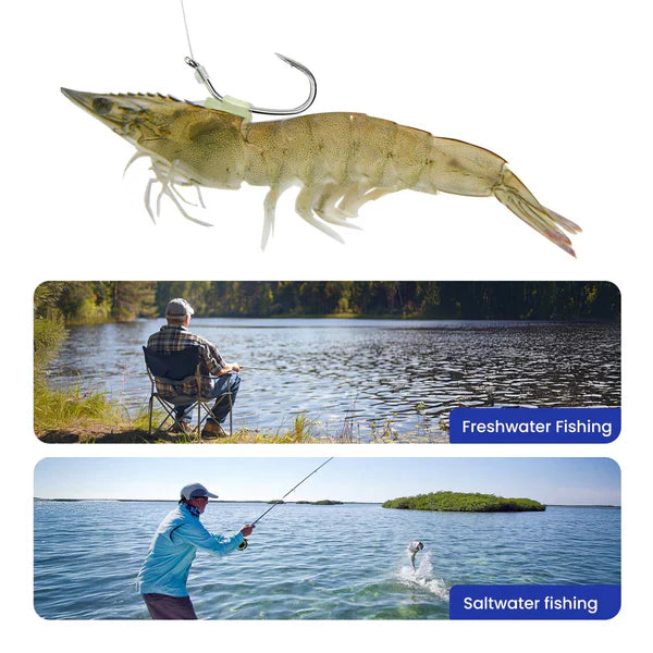 Eettsy Luminous Live Shrimp Hooks