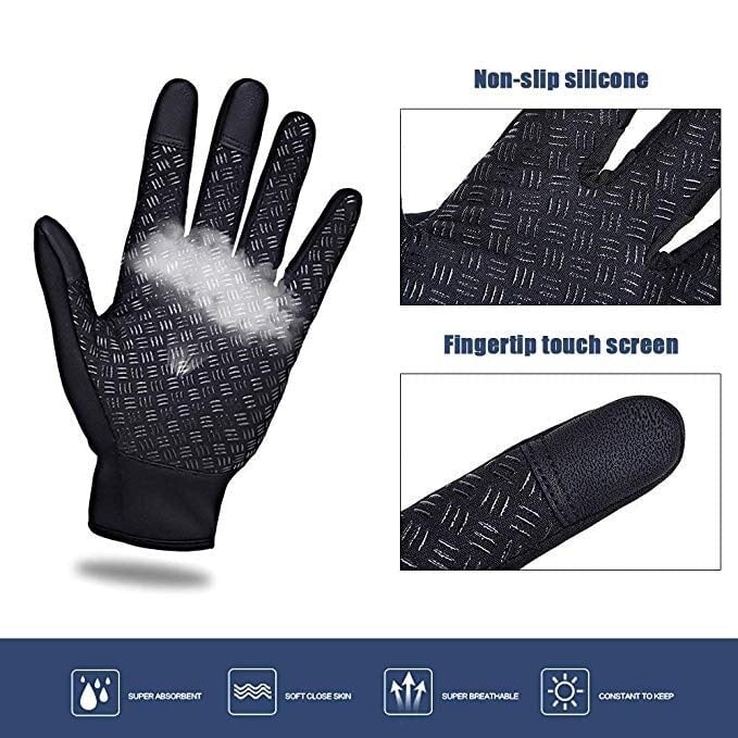 🏆 Ultimate Waterproof & Windproof Thermal Non-Slip Gloves