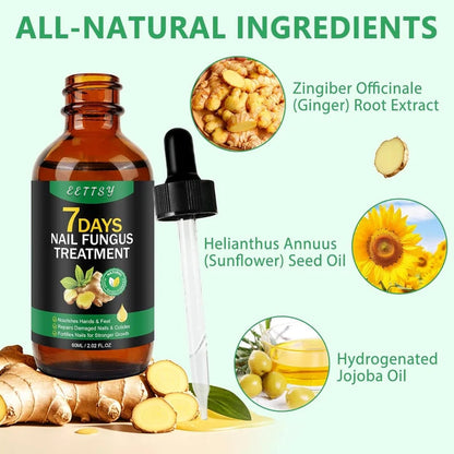 7 Day Nail Treatment Serum🍃Natural ingredients & Fast results