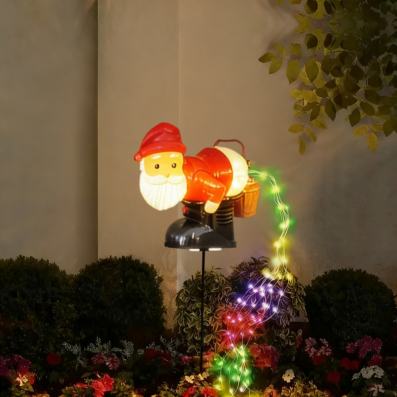 Black Friday 70% OFF-Santa Claus Solar Outdoor Decorative Lights