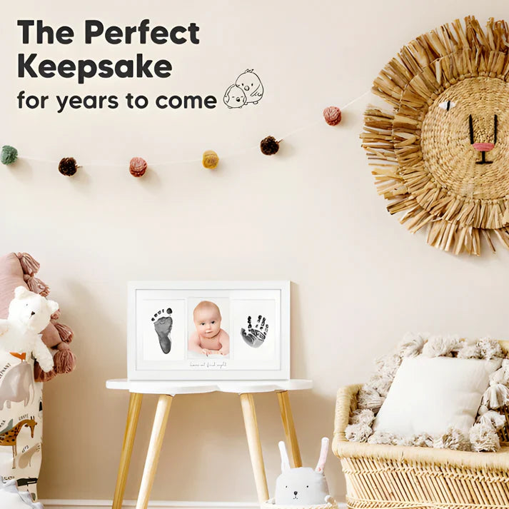 Clean-Touch Ink Pad Kit for Baby Hand and Footprint