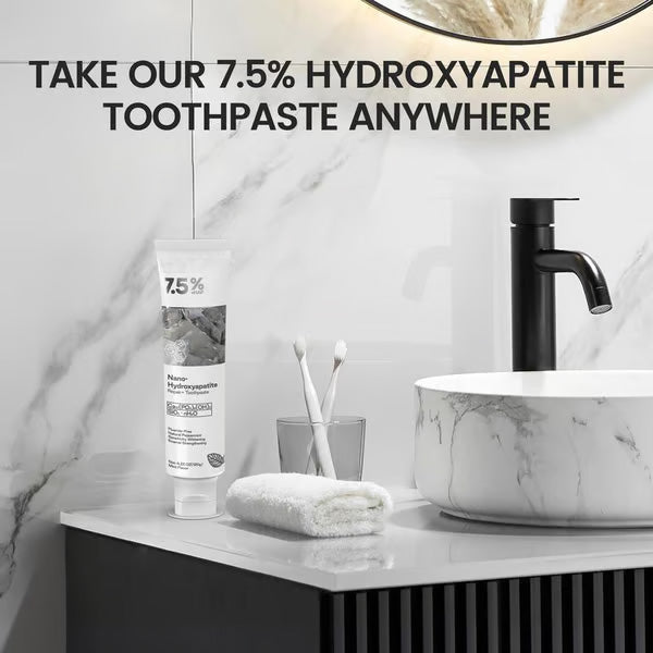 🔥Fluoride-Free Hydroxyapatite Enamel Repairing Breath Freshening Whitening Toothpaste