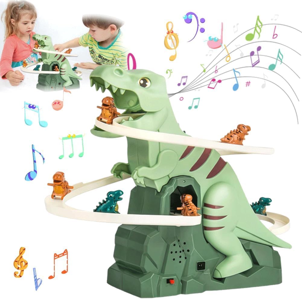 🔥 Loved by Parents & Kids – Dinosaur Climb Stairs Music Toy 🦖