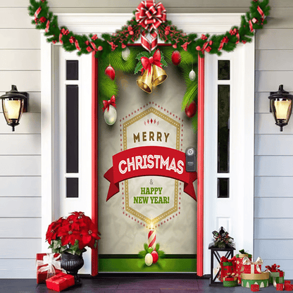 Last day 50% OFF🌟2025 Christmas and Halloween front door decoration