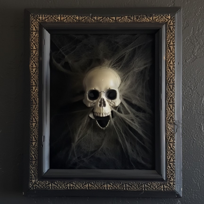 💀Handmade 3D Skull Photo Frame