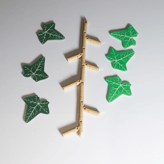 3D Printed Magnetic Ivy Faux Plant Fridge Magnet