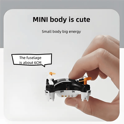Top Christmas Gift 2025 🎅 All-Ages Mini Drone with Easy Stunt Flights & 360° Tricks - Perfect Beginner-Friendly Flyer!
