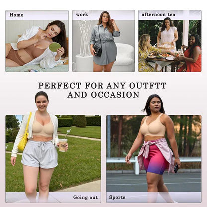 Jelly Comfortable Wireless Push Up Bras