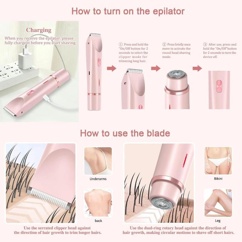 🎁  2-in-1 Women's Body Shaver