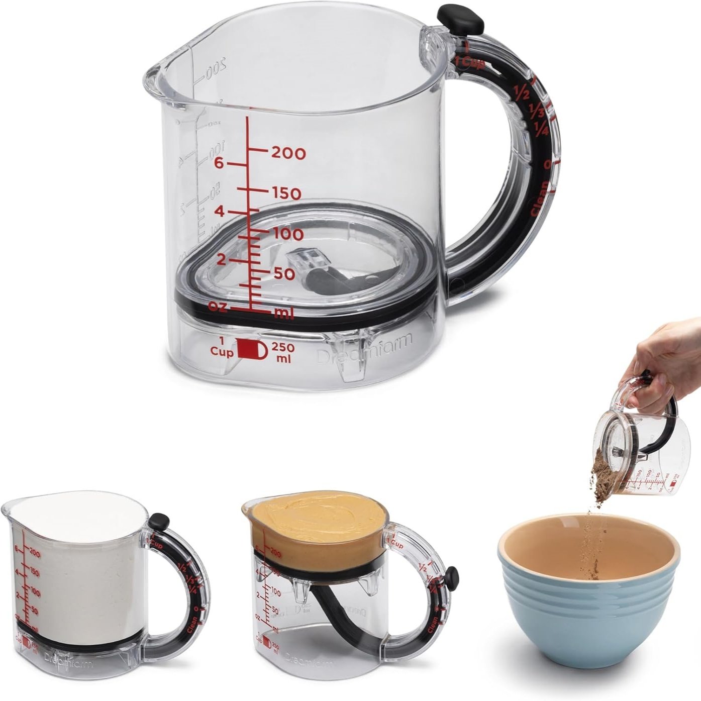 4-in-1 Adjustable Measuring Cup