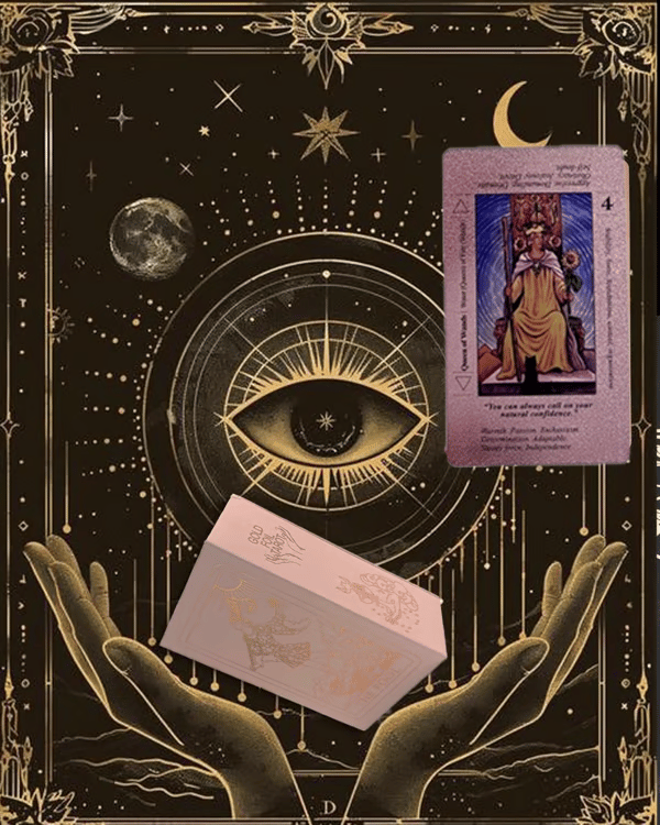 🔥Witchy Cauldron Rose Gold Tarot Cards with Guide Book