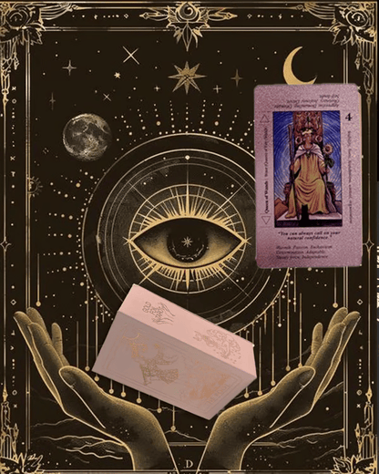 🔥Witchy Cauldron Rose Gold Tarot Cards with Guide Book