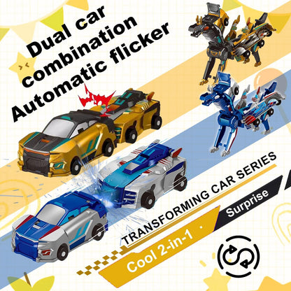 🎁Black Friday Special✨ Collision Transforming Dinosaur Car Toy