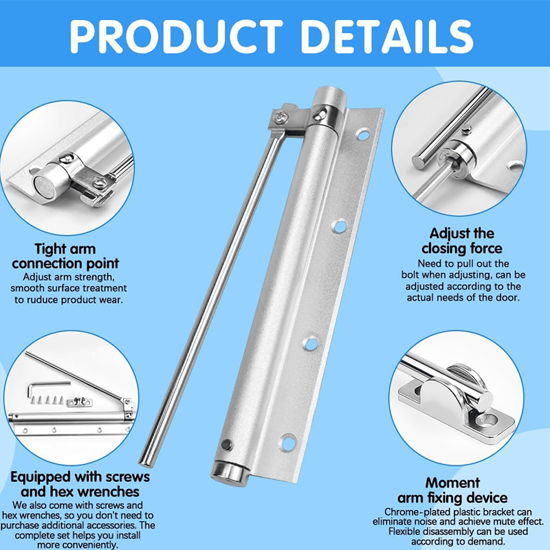 🚪Automatic Door Self-Closing Hinge