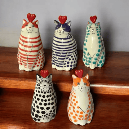 🎉Hand-Painted Cat Vase Collection