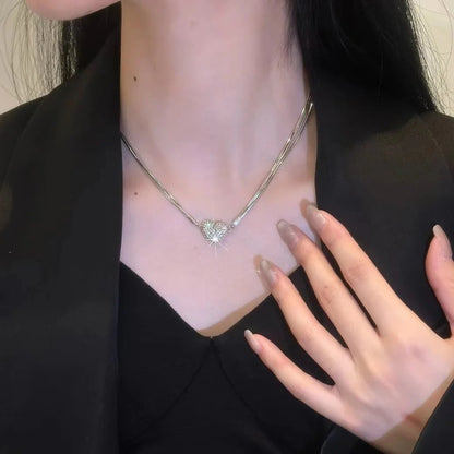 🔥Valentine's Day gift，Magnetic Love Patchwork Necklace