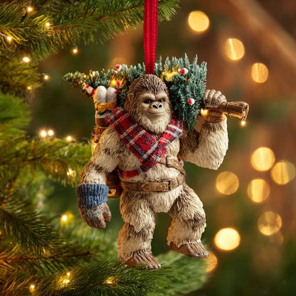 🎄👣Last Day 49% OFF - 2026 Wildlife Wonders CollectionTM  Bigfoot Ornament(2D)🌟