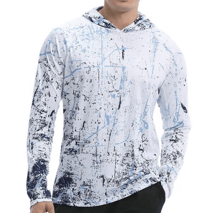 🏆Flash Sale⚡ 50K+ SOLD! Almost Gone-💥🔥Men's UPF 50+ Hooded Sun Protection Fishing Sauna Shirts,Best Gifts