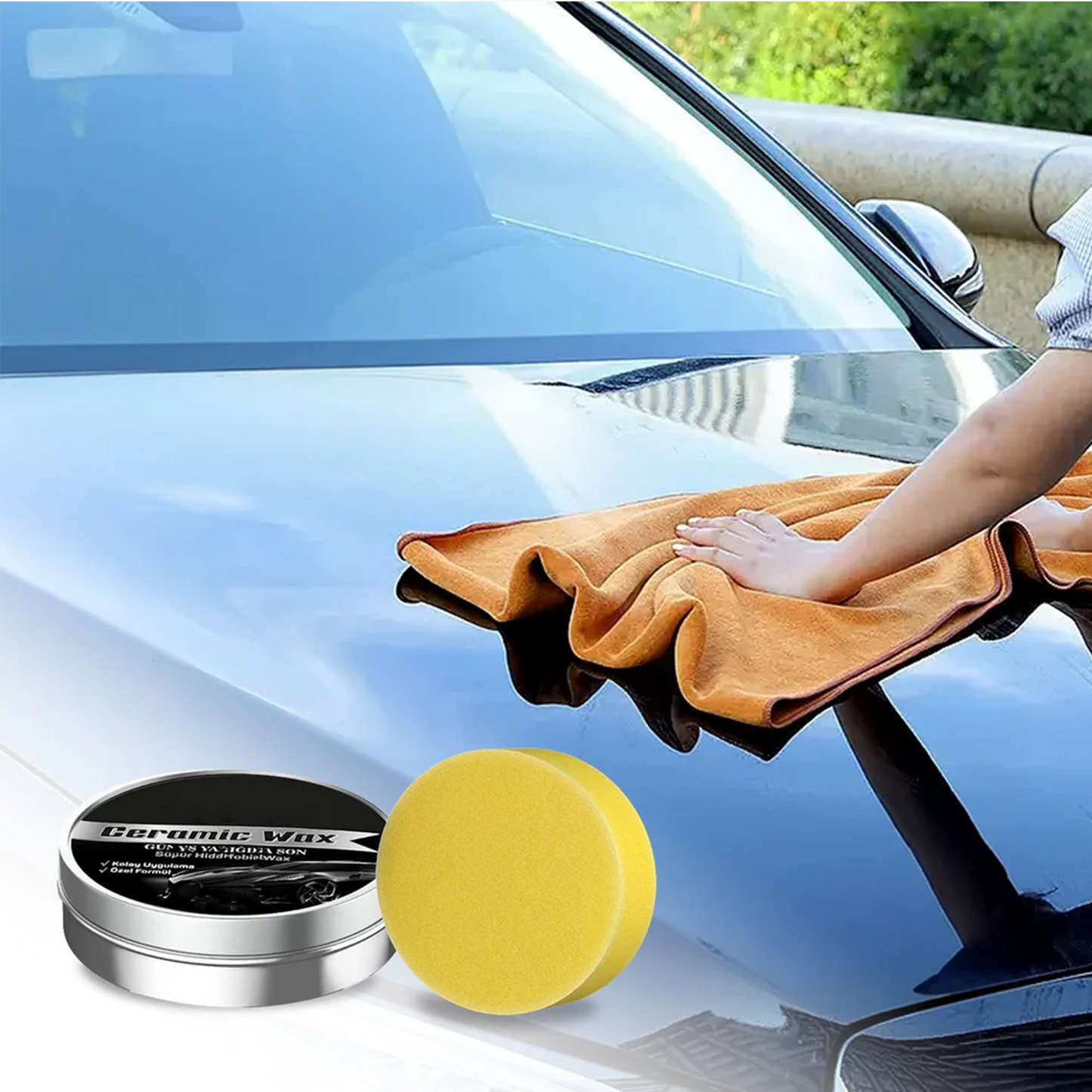 🔥🚗 Ceramic Additive Wax Cream Polish