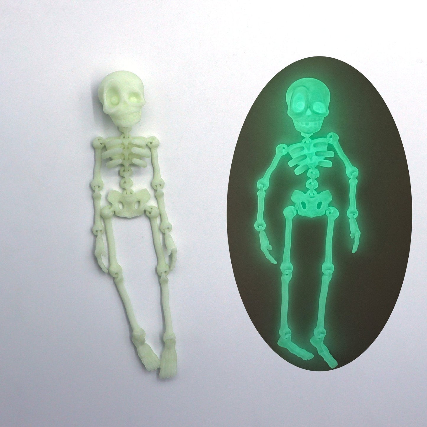 3D Printed Vintage Skeleton Magnetic Figurine 🎃