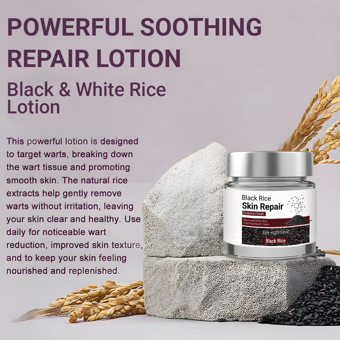 Black Rice Skin Repair Cream ⚕️ FDA Certified – Targets Warts, Psoriasis & Pigmentation