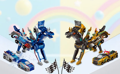 🎁Black Friday Special✨ Collision Transforming Dinosaur Car Toy