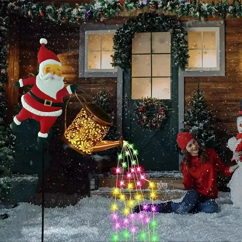 Black Friday 70% OFF-Santa Claus Solar Outdoor Decorative Lights