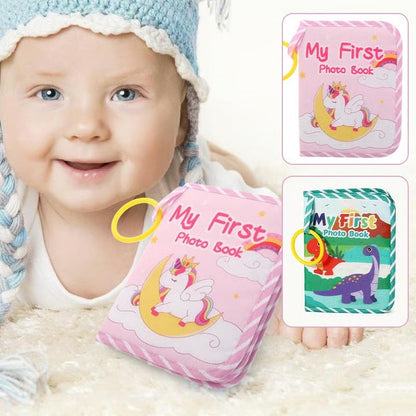 👶 My First Baby Photo Book with Safe Mirror