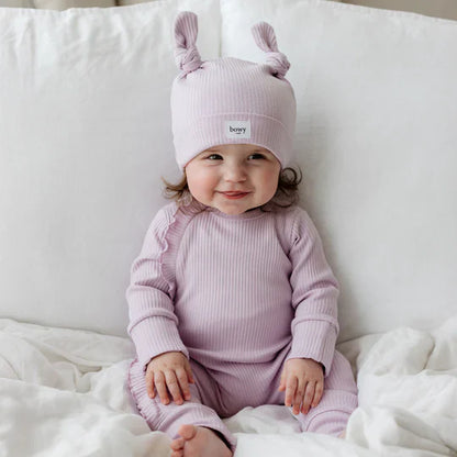 Baby Frill Onesie - Rose