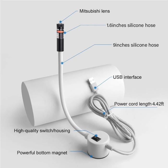 🔥New Year Sale – Magnetic Laser Guide Light for Precise Quilting & Sewing
