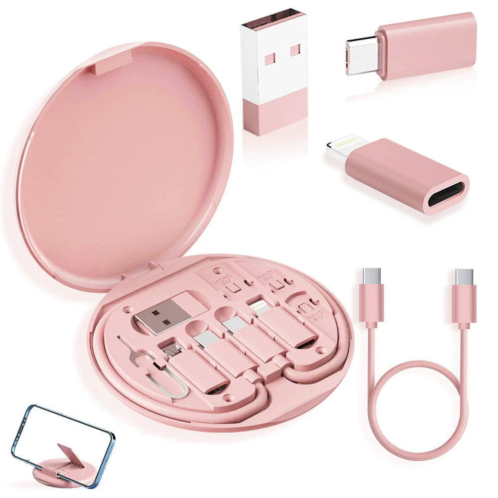 🔥9 in 1 Charging Cable Kit with Adapters & SIM Tool