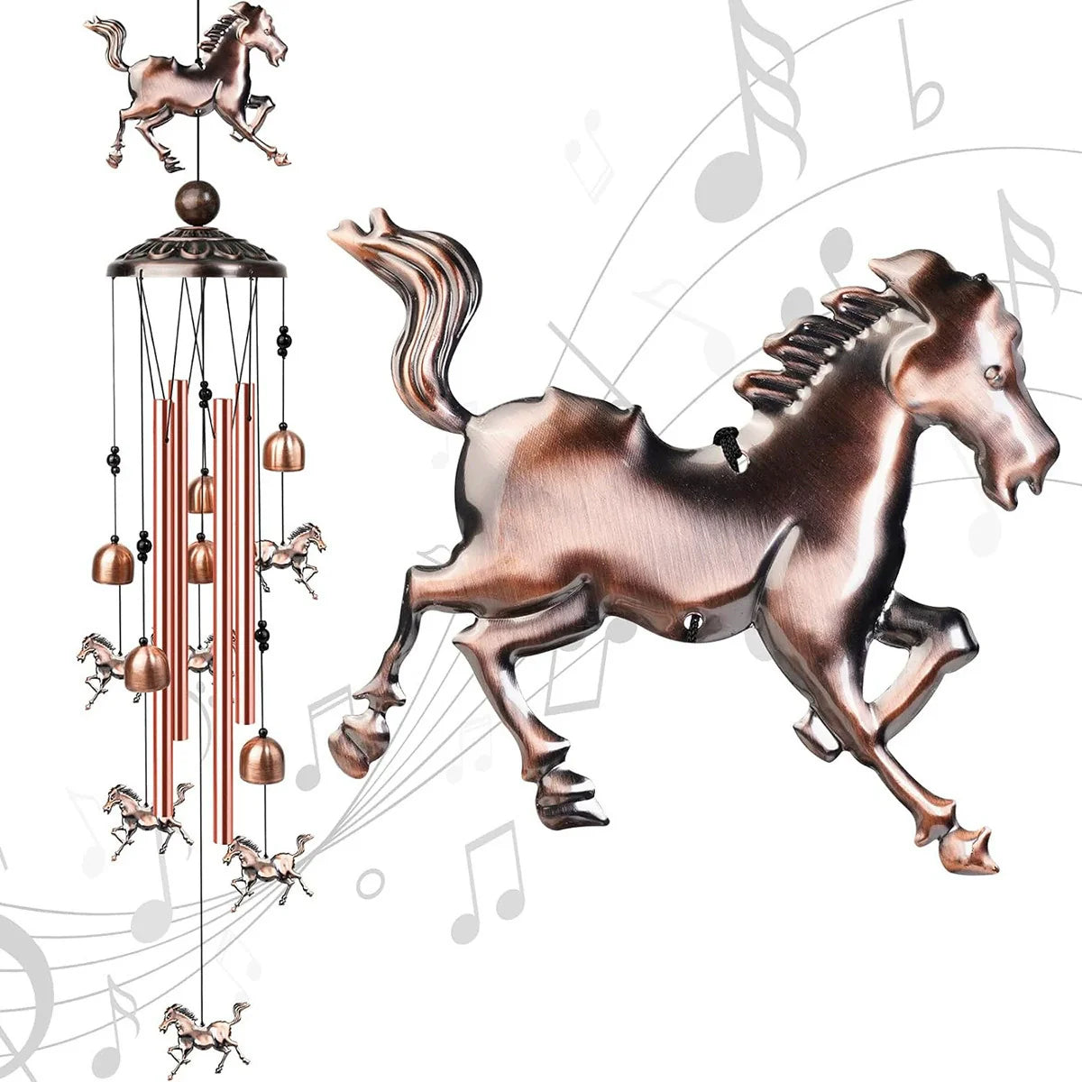 🎁 Pure Hand-made Copper Wind Chimes