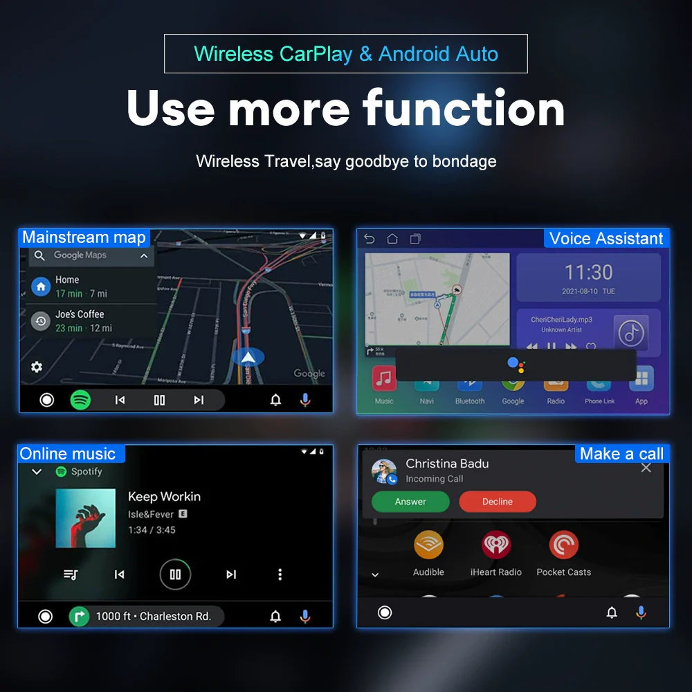 AutoSky + Cable Bundle - Adapter which allows on your vehicle's infotainment system