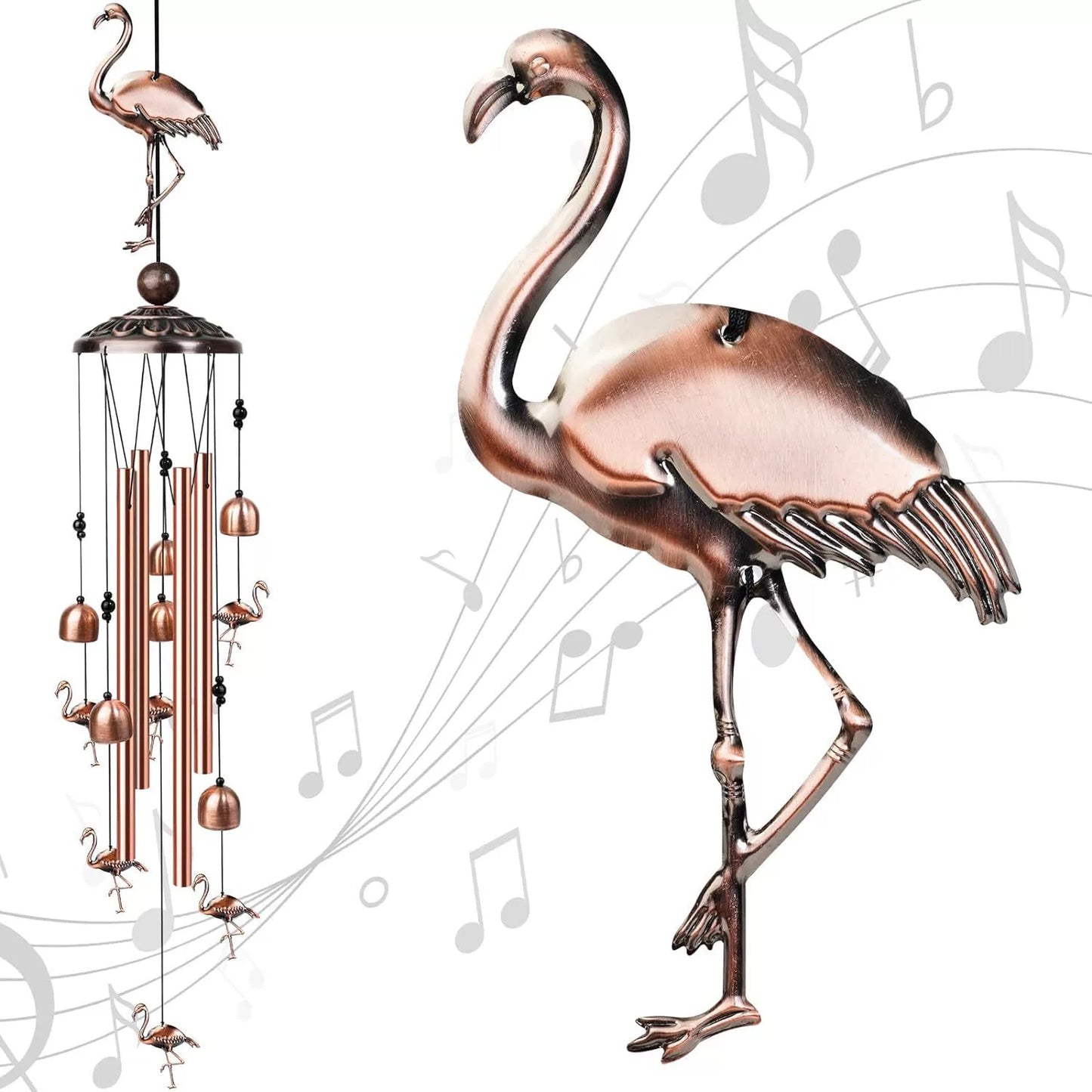 🎁 Pure Hand-made Copper Wind Chimes