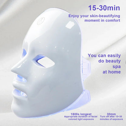 🔥7-Color LED Beauty Mask – Professional Skin Therapy at Home