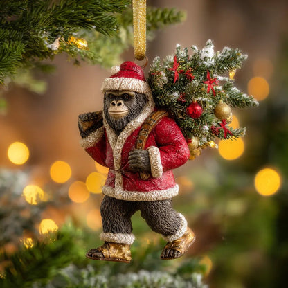 🎄👣Last Day 49% OFF - 2026 Wildlife Wonders CollectionTM  Bigfoot Ornament(2D)🌟