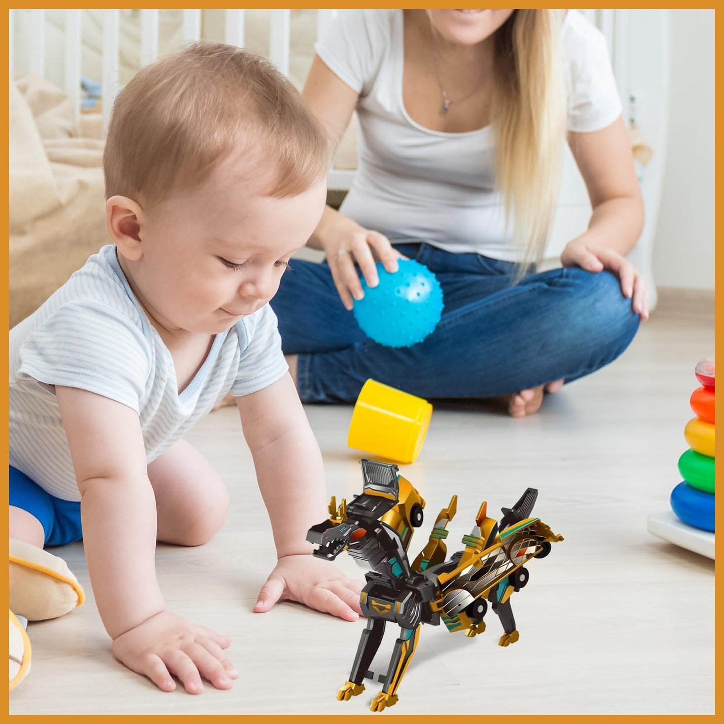 🎁Black Friday Special✨ Collision Transforming Dinosaur Car Toy