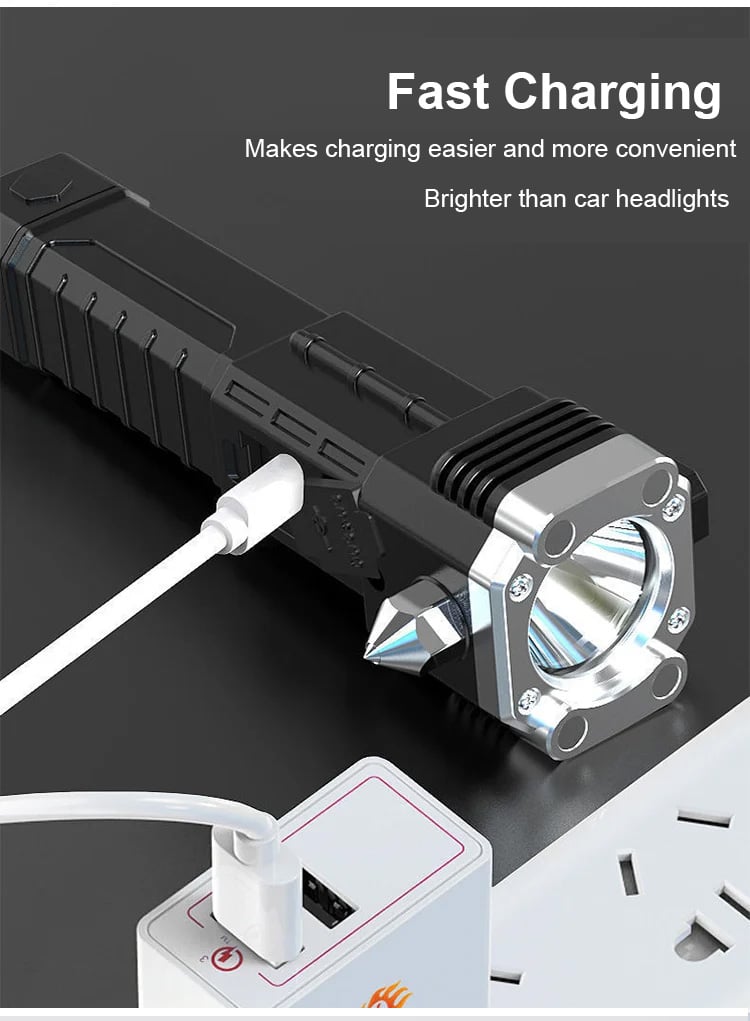 Last Day 49% 0FF 🔥🔥 - Super Bright Rechargeable LED Handheld Flashlight Portable