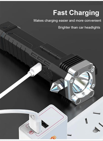 Last Day 49% 0FF 🔥🔥 - Super Bright Rechargeable LED Handheld Flashlight Portable