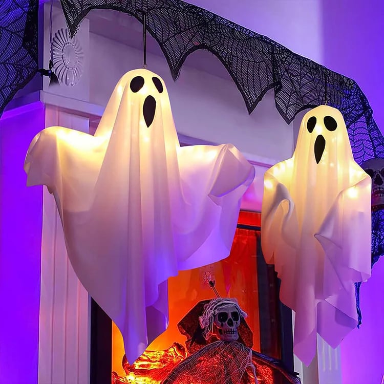 👻👻Halloween Glowing Ghost Chandelier