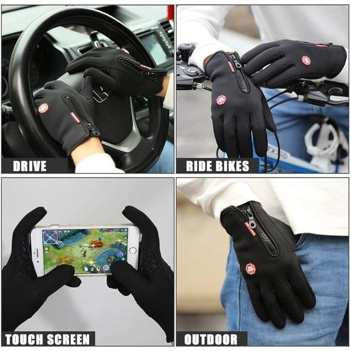 🏆 Ultimate Waterproof & Windproof Thermal Non-Slip Gloves